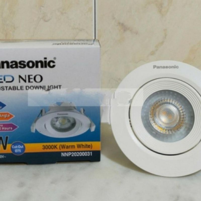 lampu downlight led panel Panasonic 3 watt 3w inbow tanam plafon