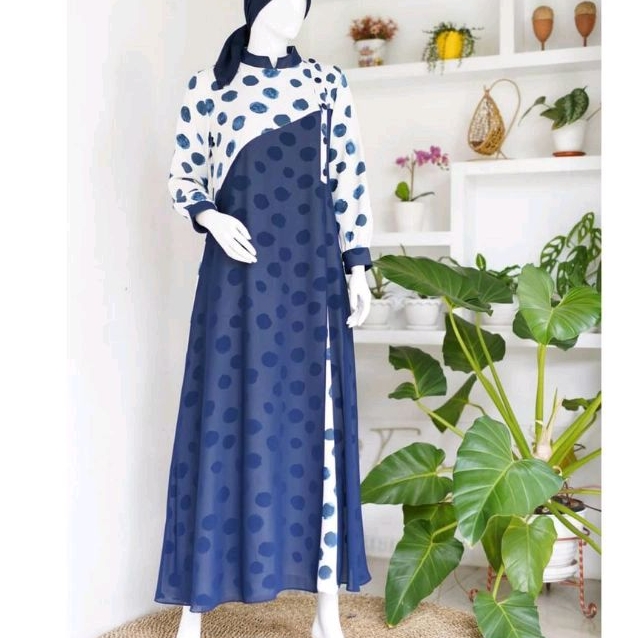 BerMus -Gamis simple 2 layer by Luhana Original