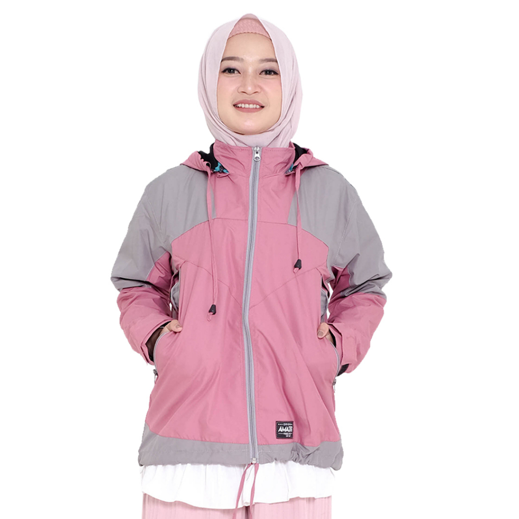 Justrue Jaket Gunung Wanita Waterproof Ping