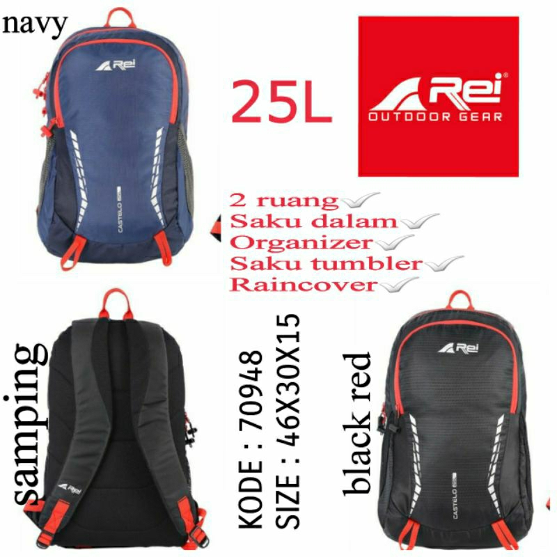 TAS RANSEL OUTDOOR BACKPACK ORIGINAL BY REI 70948