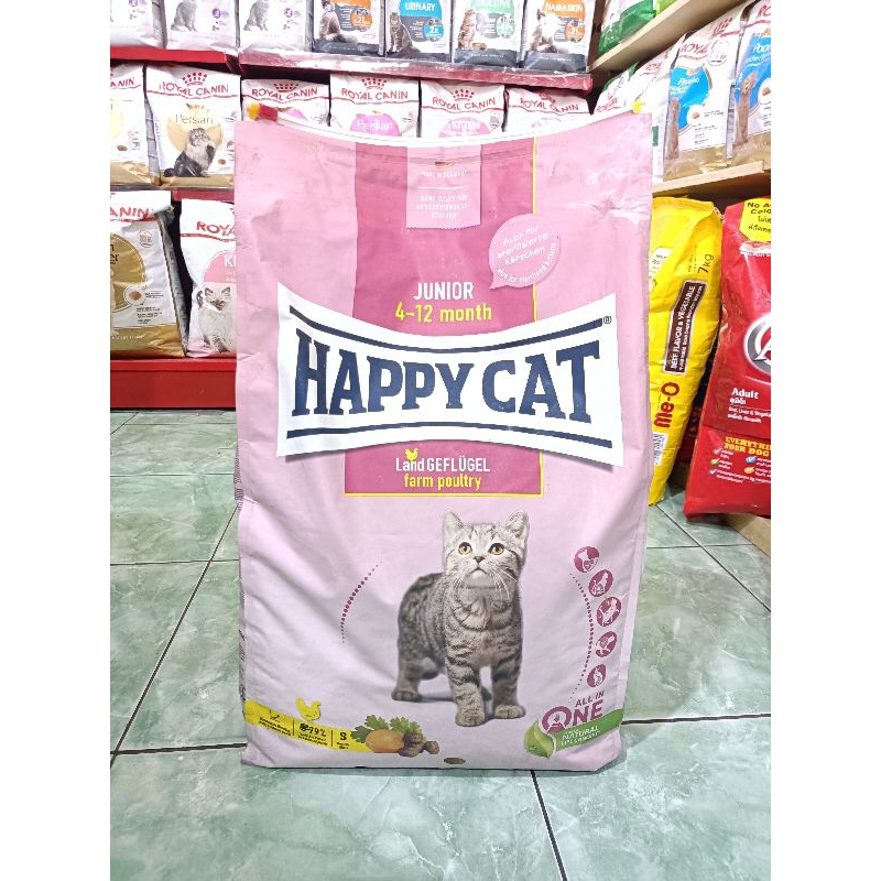 Grab/Gojek Only Happy Cat junior poultry 10kg/ Happy Cat/ Dryfood