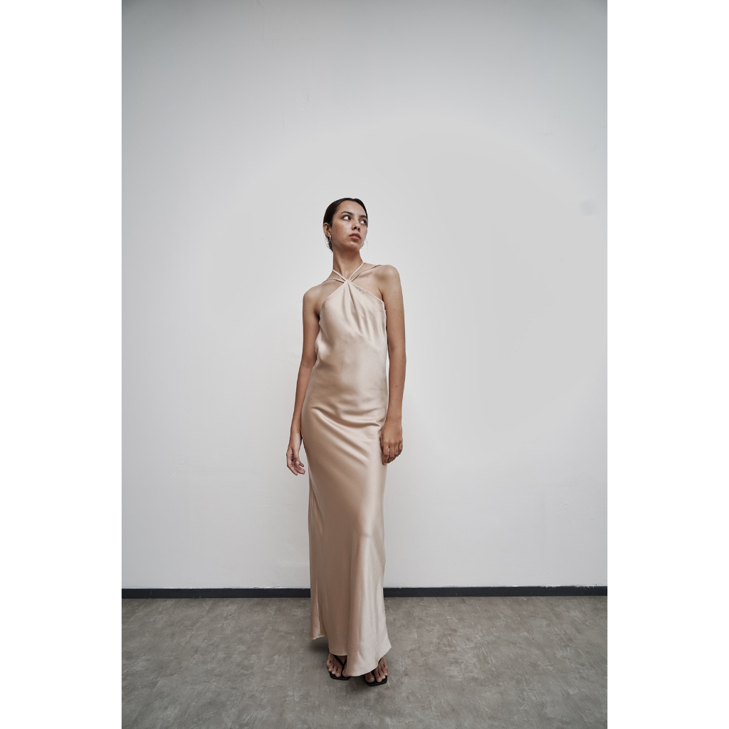 PAFON Gene Dress - Champagne