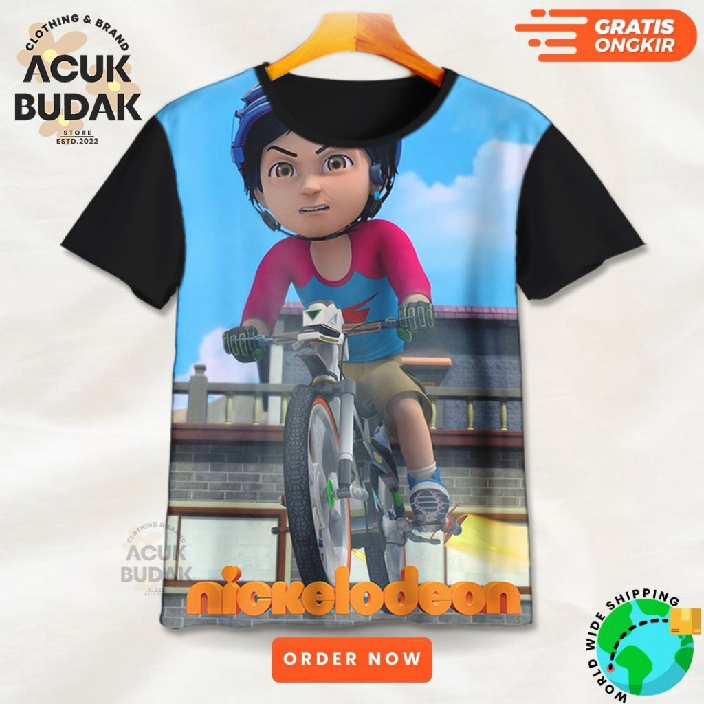 KAOS ANAK KARTUN 3D SHIVA V7 / BAJU KAOS ANAK DISTRO KARTUN SHIVA - ACUK BUDAK