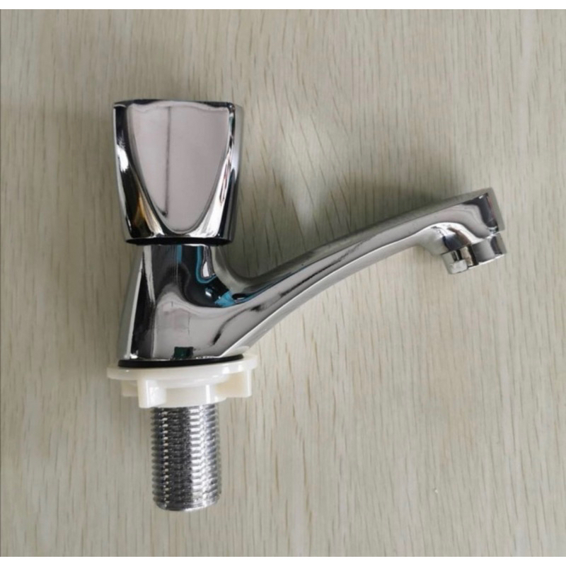 Kran wastafel chrome Soligen 603 tipe putar