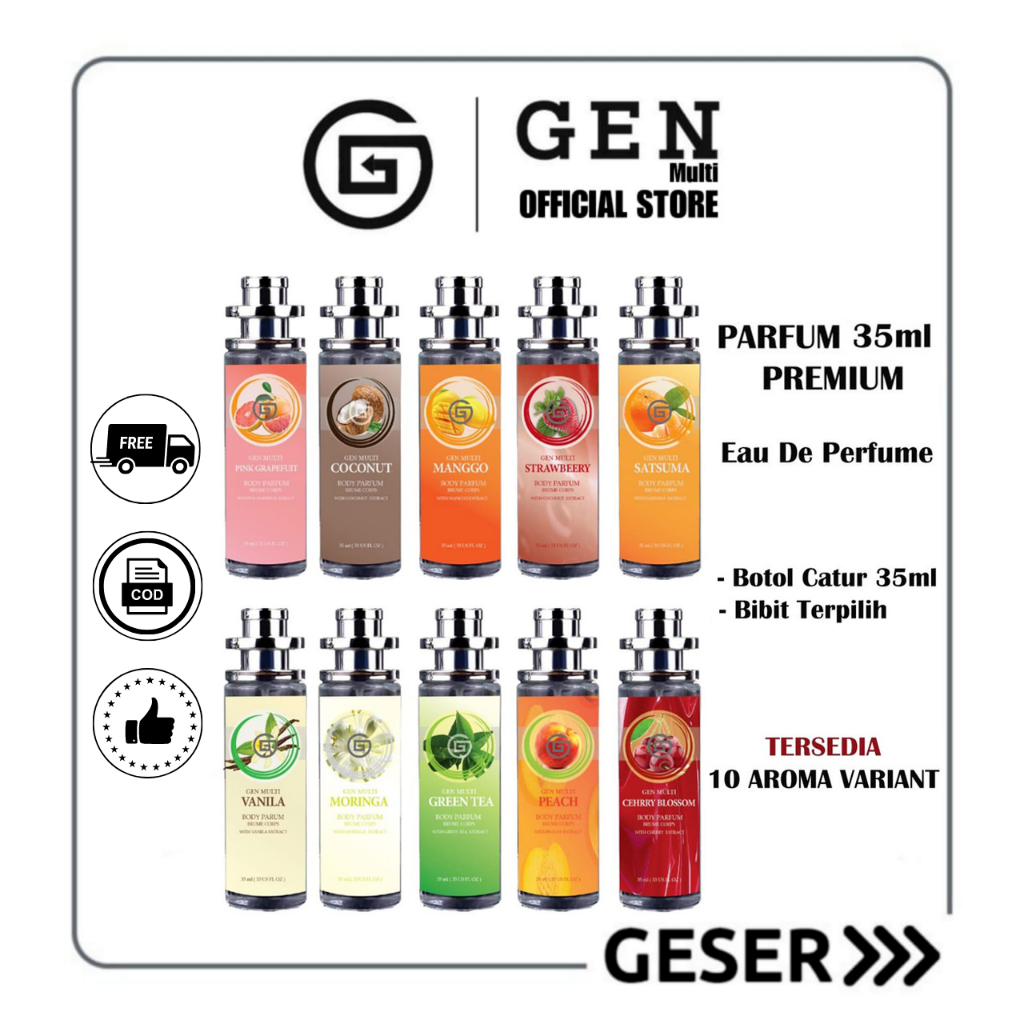 GEN - Parfum Thailand 35ml Premium / Parfum Thailand 35ml Best Seller / Parfum Pria &amp; Wanita Wangi Tahan Lama