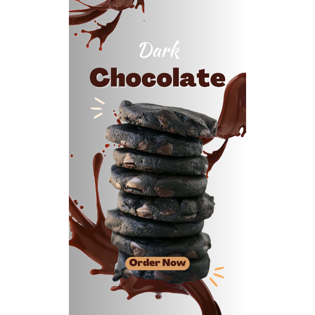 

Docho-coo Cookies [Dark Choco Cookies]