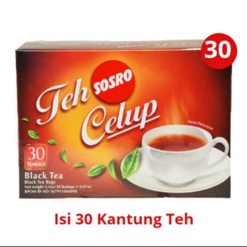 

Teh Celup Sosro Isi 30 Bag