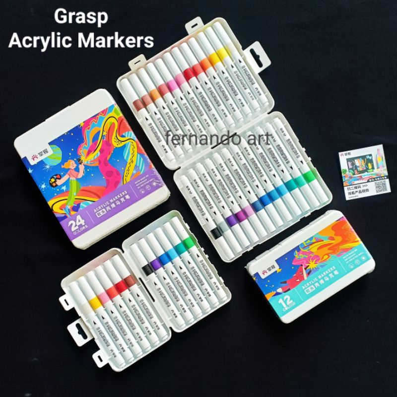 

Grasp Acrylic Markers / Spidol Akrilik Grasp