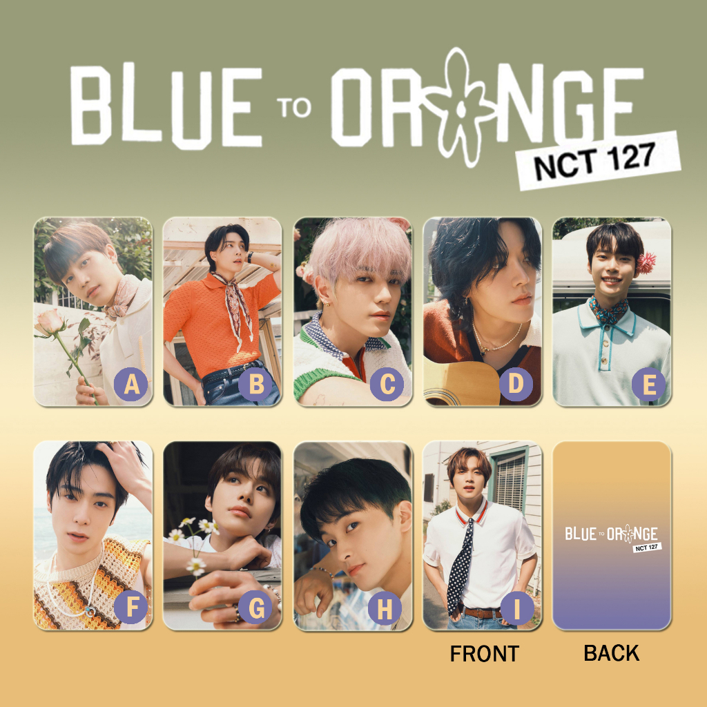 PC-1264, Unofficial Photocard NCT 127 Blue to Orange 2 sisi