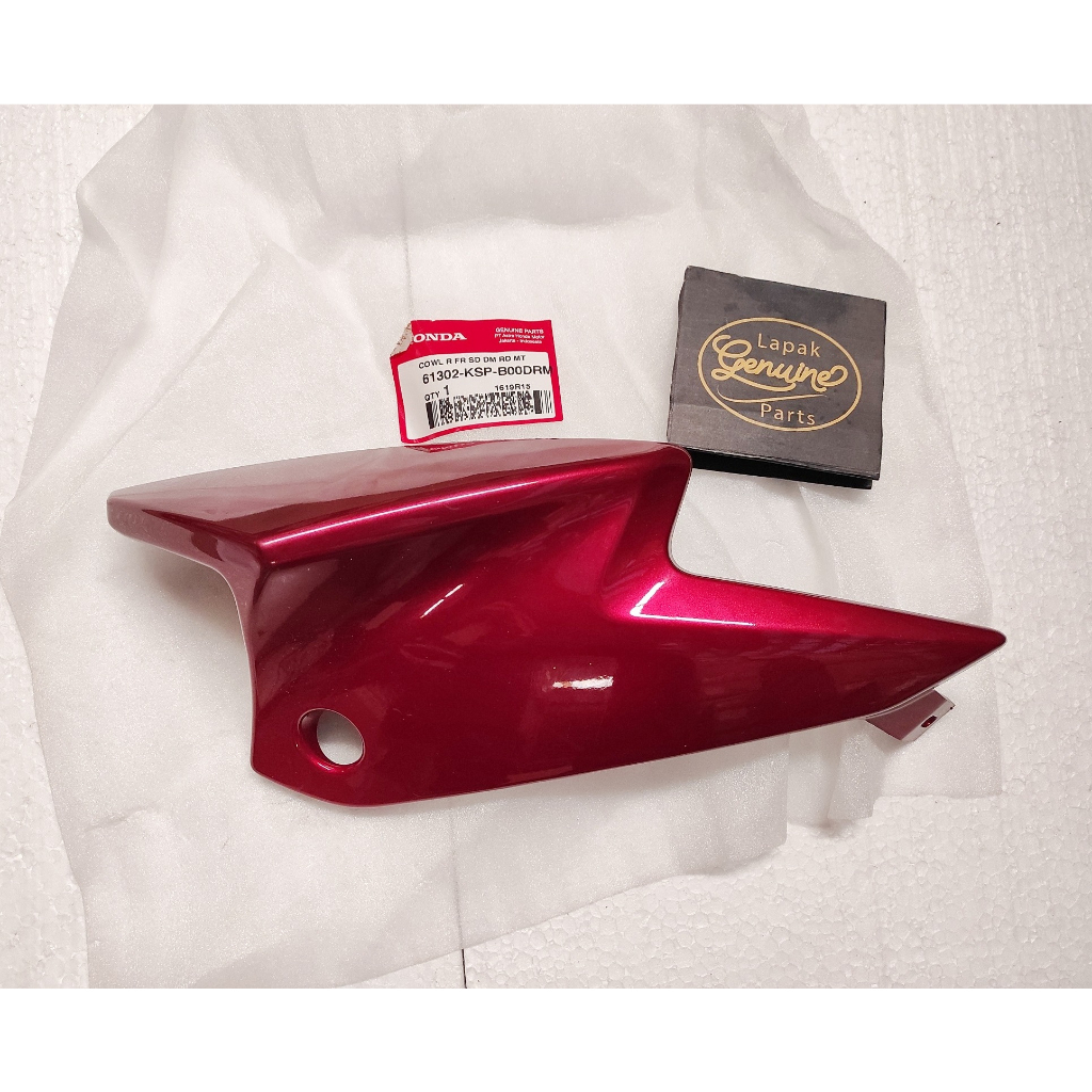 Kuping (Cover) Lampu Depan Kanan Megapro Monoshock Merah 61302-KSP-B00DRM Original