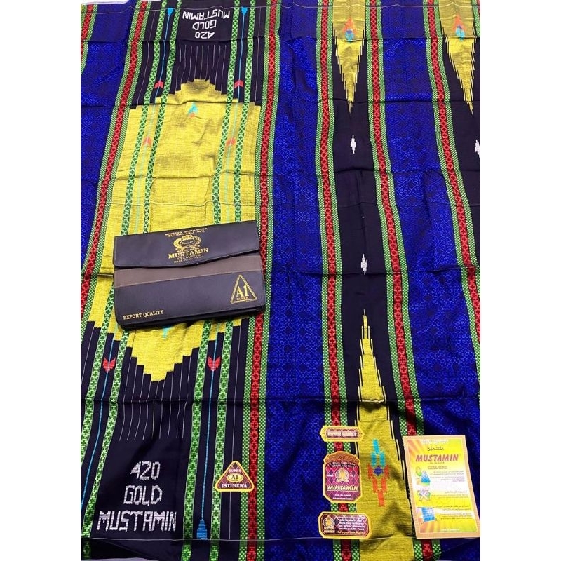 Sarung GOLD MUSTAMIN FULL SUTRA 420