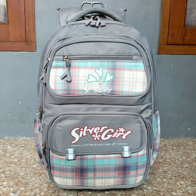 tas sekolah ransel silvergirl terbaru perempuan