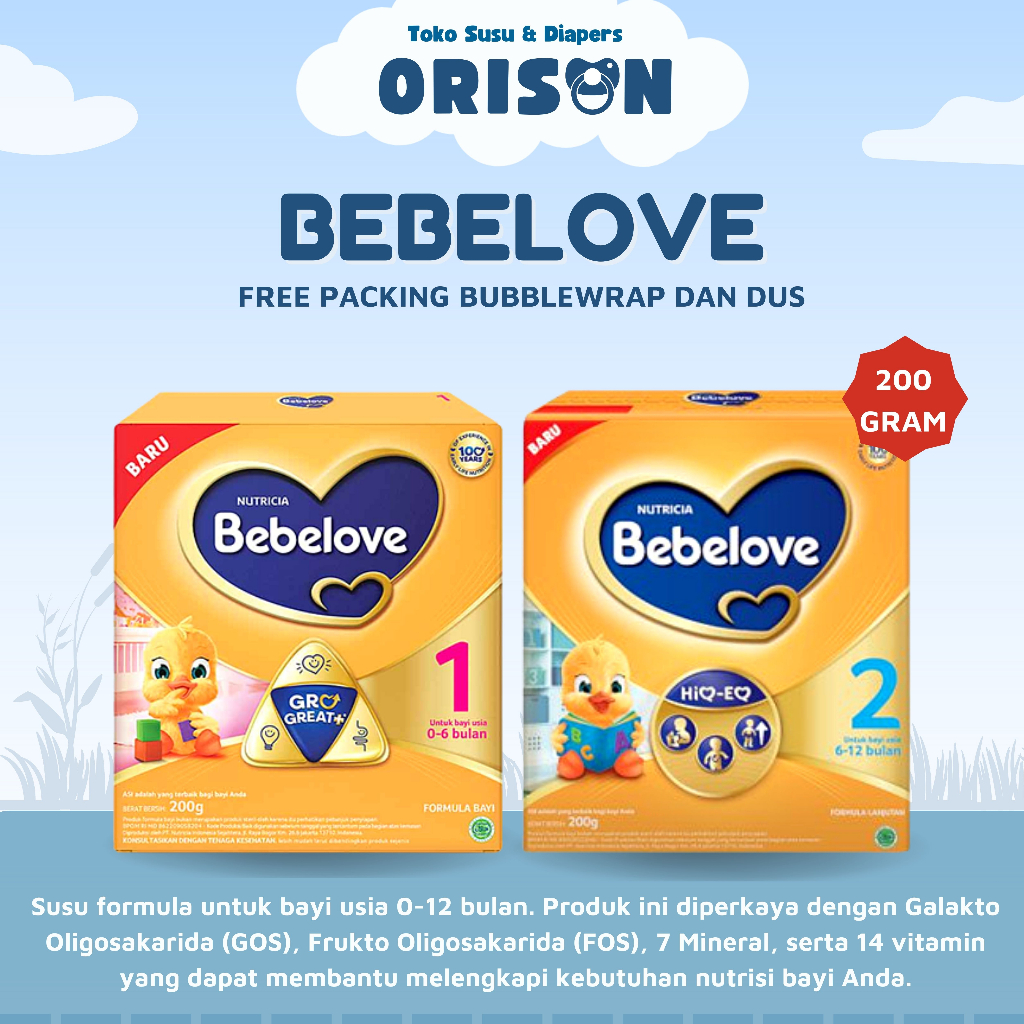 BEBELOVE 1 200GR / BEBELOVE 2 200GR