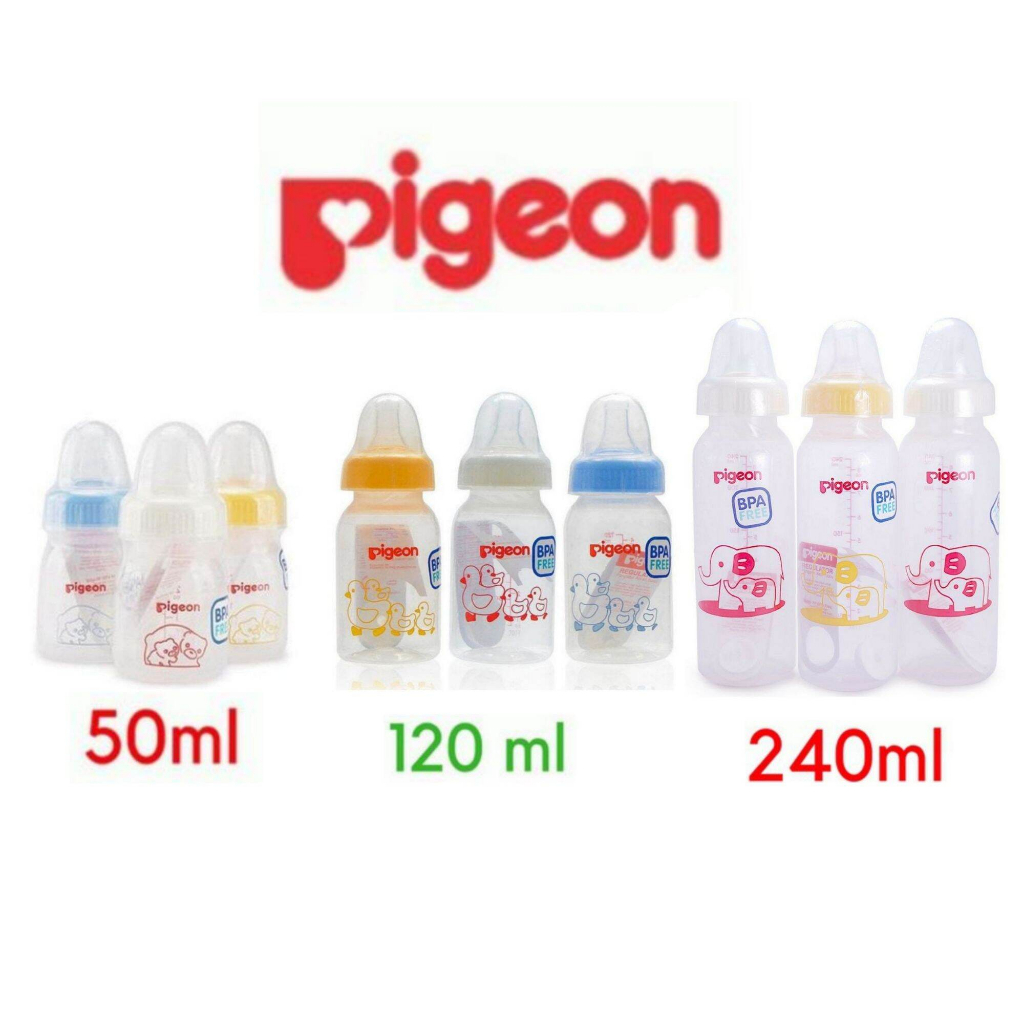 Botol Susu Pigeon / botol susu 50ml. 120ml . 240ml/ botol pigeon / botol susu