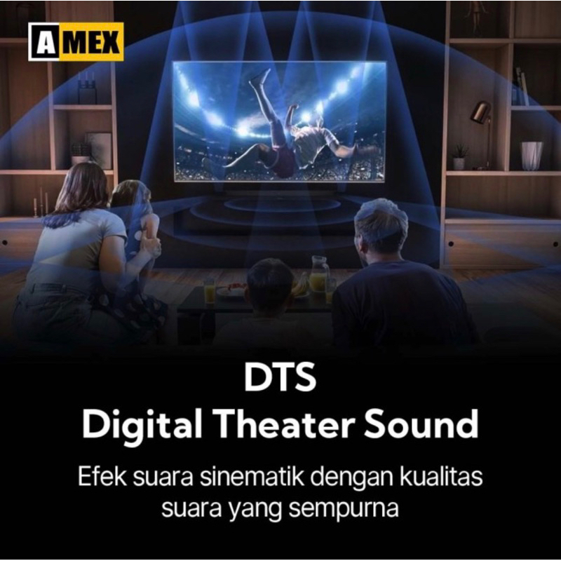 AMEX SMART LED TV Full HD 32 Inch - Televisi HDTV HDMI USB Android Youtube