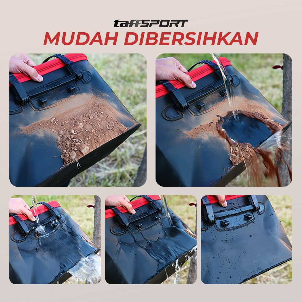 Ember Lipat Mancing Ikan Tas Mancing Lipat Folding Bucket Handle