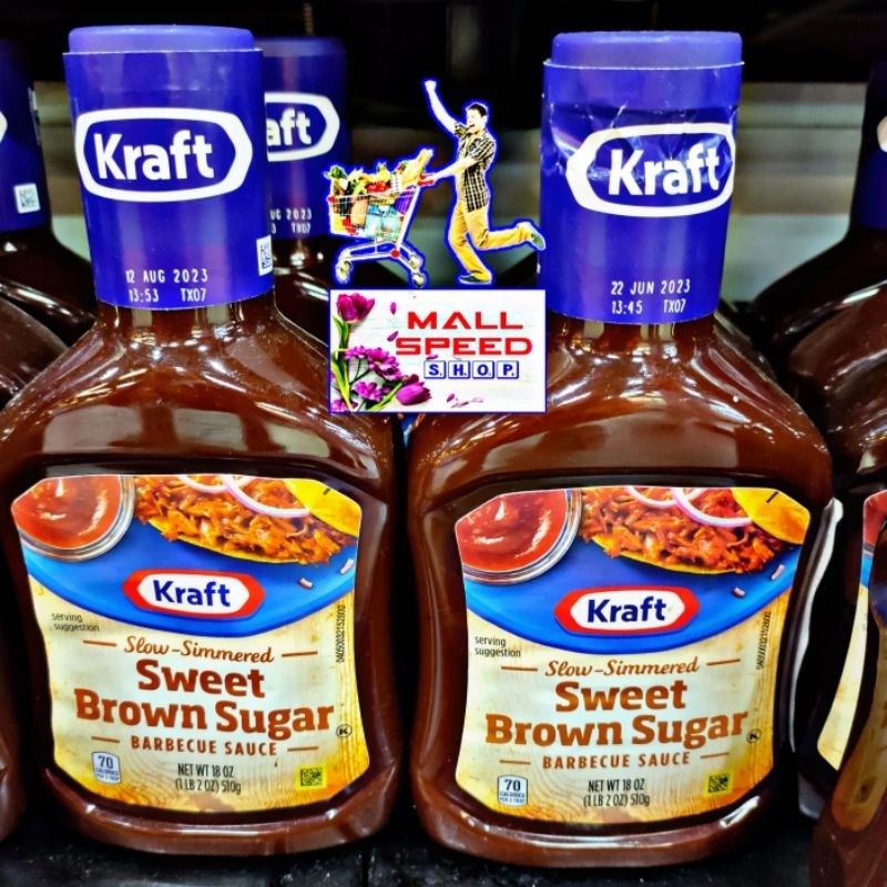 

KRAFT SWEET BROWN SUGAR BARBECUESAUCE& DIP 510.GR