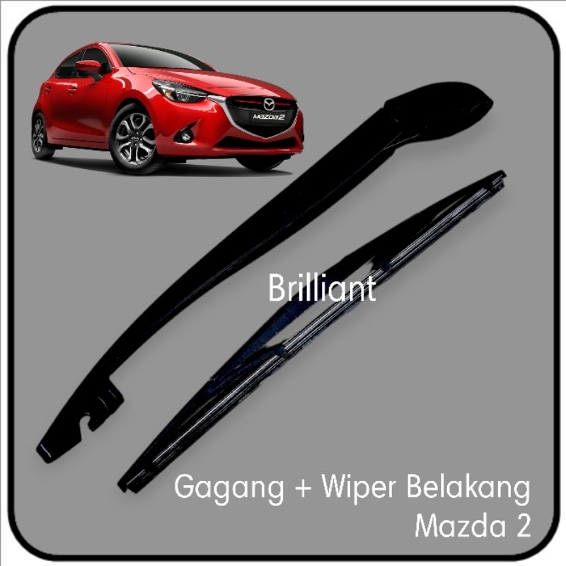 Gagang Arm + Wiper Belakang Set - Avanza Xenia Innova Pajero Fortuner Ertiga Livina Mazda2