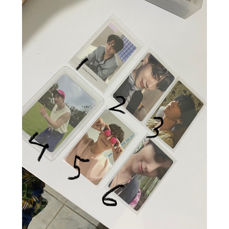 photocard pc yesung eunhyuk kyuhyun suju super junior