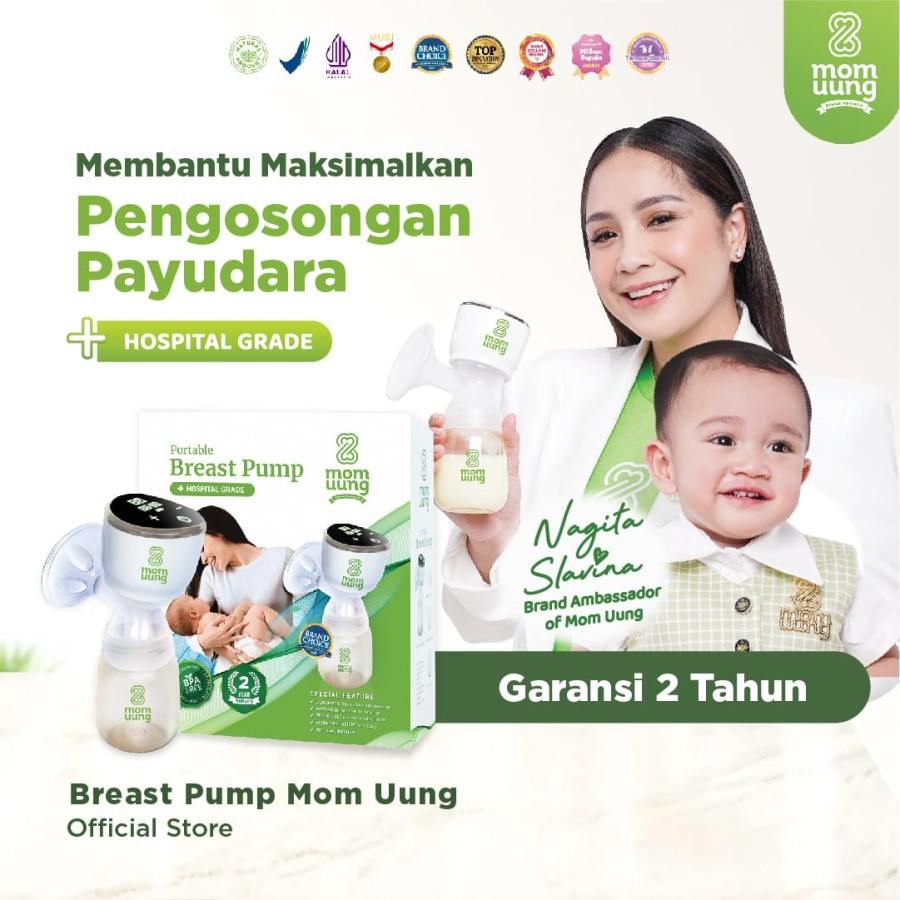 MOM UUNG POMPA ASI breast pump PORTABLE ELEKTRIK electric MOM UUNG