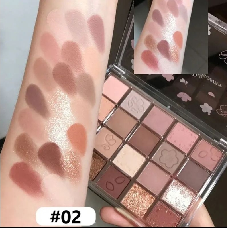 Eyeshadow Pallet 20 Warna Shimmer Dan Matte Lameila Murah Original Cantik Korea Terlaris Kecantikan Wajah Wanita Eysedow Murah