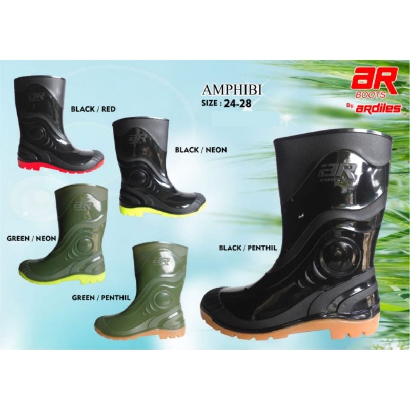 SEPATU BOOTS AIR ARDILES AMPHIBI TERBARU ORIGINAL MURAH TINGGI SEDANG 28CM