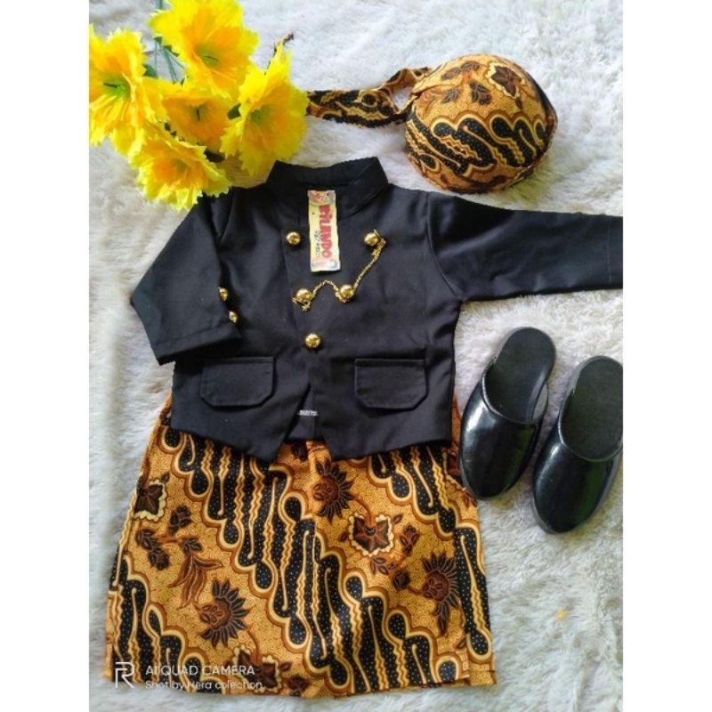 Beskap anak free blankon/Beskap tedak siten/Baju adat jawa/Beskap  baby