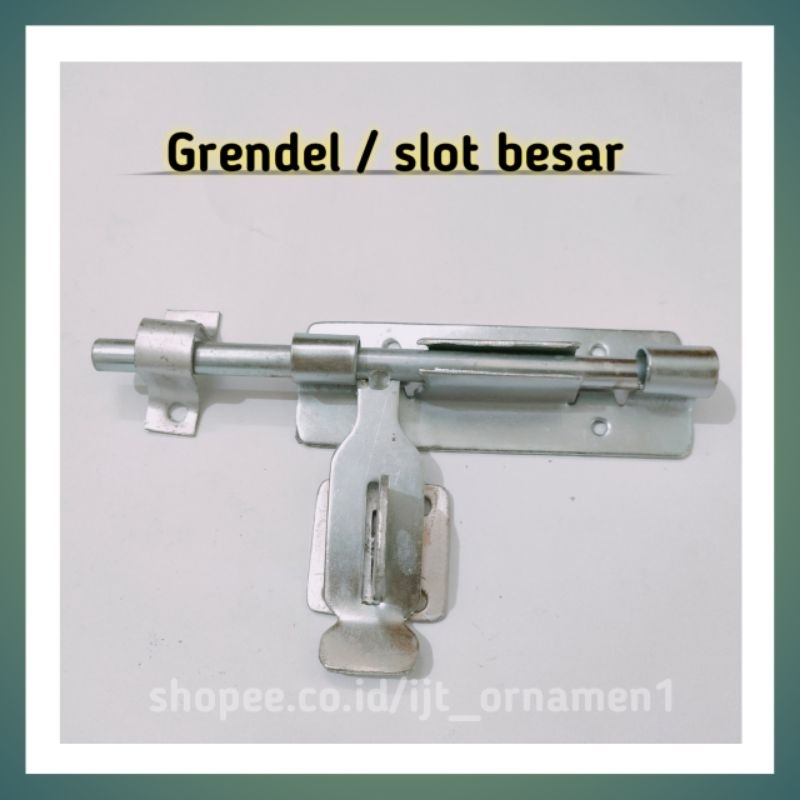 Slot grendel besar kunci pintu