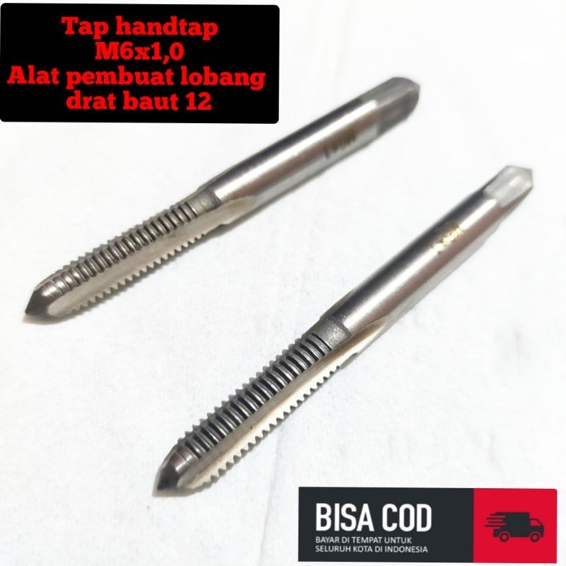 M6X1.0 TAP HANDTAP Alat perbaikan lobang baut 10 BUKAN hss nachi yamawa OSG