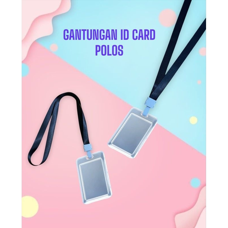 

GANTUNGAN ID CARD POLOS (TALI HITAM)