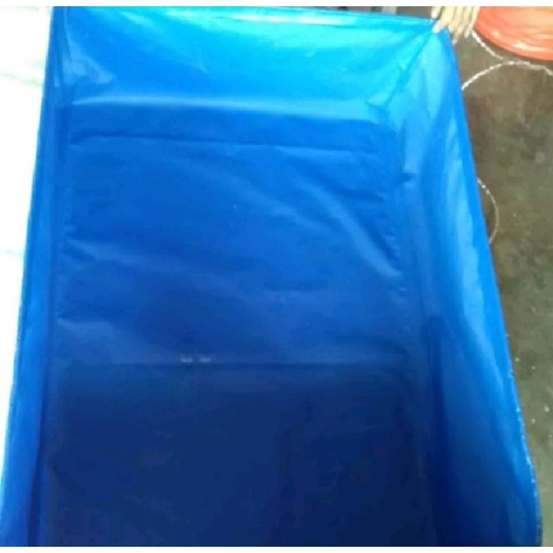 Terpal kolam/terpal pvc 50×100×250 bahan semi karet