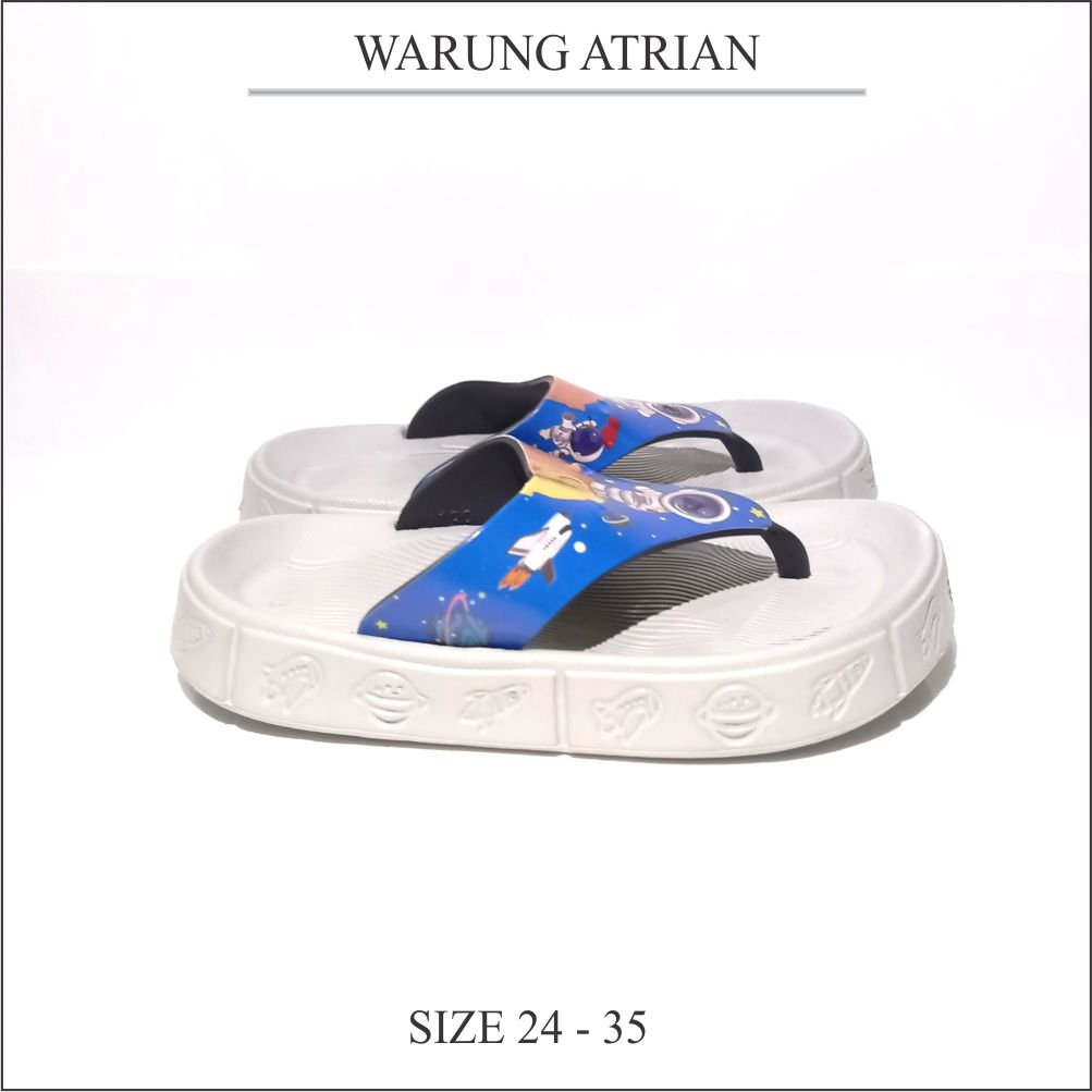 Sandal ANAK LAKI LAKI  Model  JEPIT MOTIF ASTONOT BARU / SENDAL CASUAL