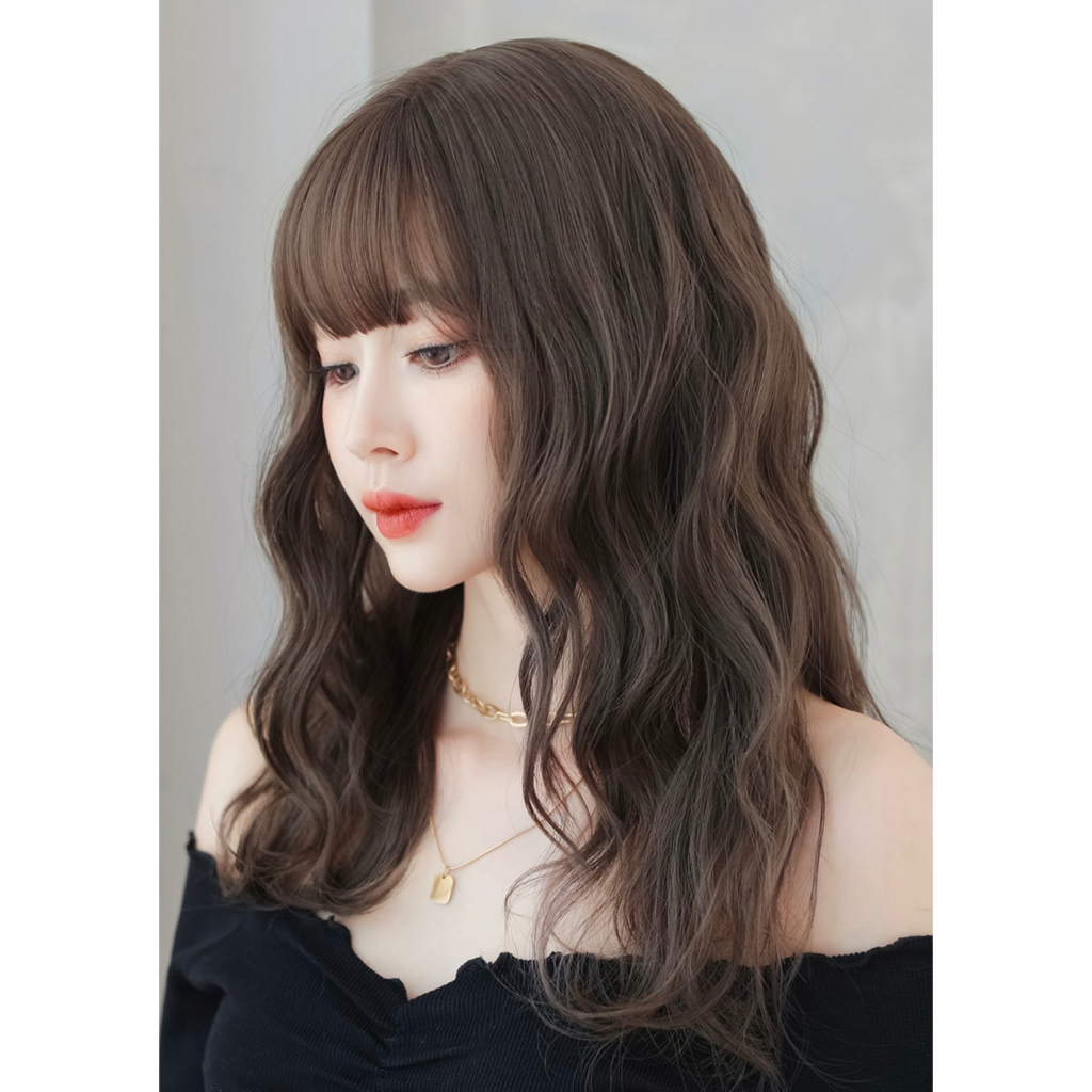 0321 full wig korean style mermaid wave medium 58cm