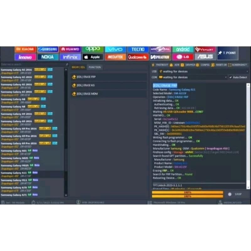 TFT UNLOCK TOOL PERMANEN SEUMUR HIDUP BISA PINDAH PC