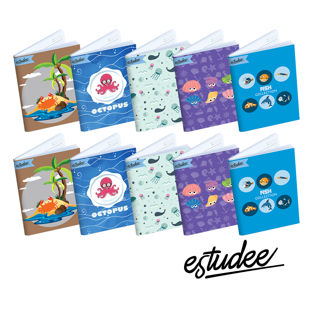 

Estudee Kwarto - Buku Tulis Ocean 58 Lembar 10 Pcs