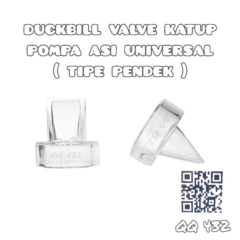 [New Item] Silikon duckbill valve katup TIPE PENDEK suku cadang pompa asi universal