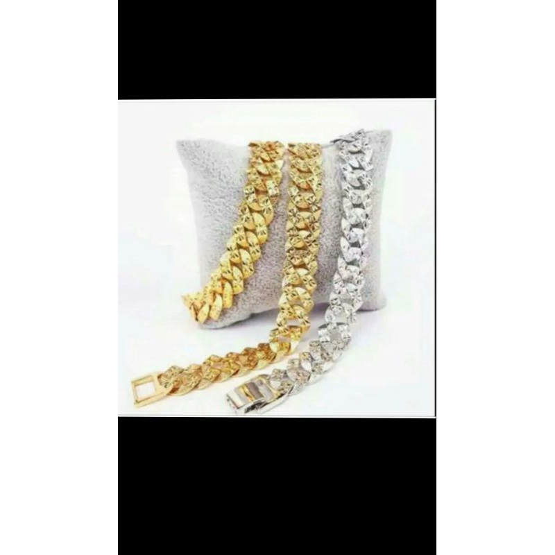 GELANG TITANIUM RANTAI SISIK NAGA PRIA/WANITA