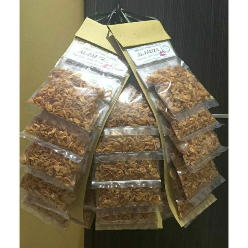 

Bawang Merah Goreng Rentengan 18 gr X 5 pcs, Enak-Gurih-Renyah