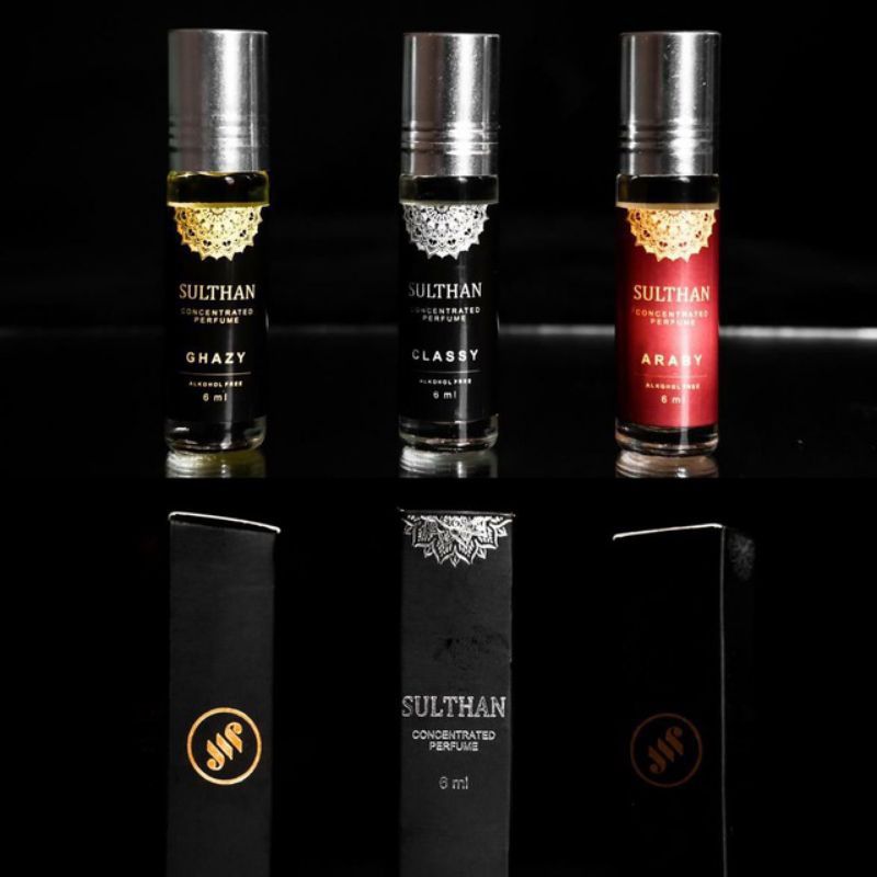 Sulthan Parfume Sulthan contrantrated Parfum Ibadah 100%Bibit Murni Non Alkohol Parfum Sulthan Araby