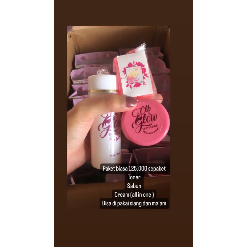 CLB GLOW SKINCARE 5 PAKET
