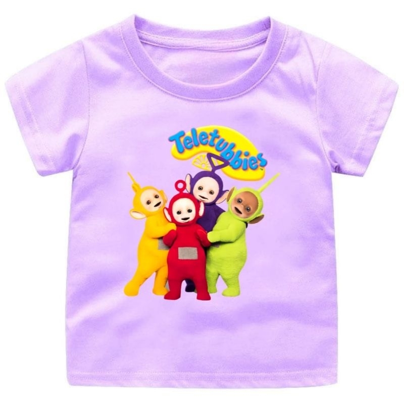 Baju kaos Anak usia 1-12Tahun Gambar TELETUBIES