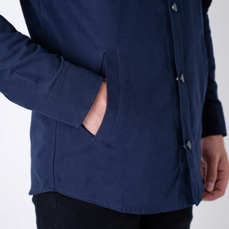 Justrue Jaket Semi Parka Pria Navy