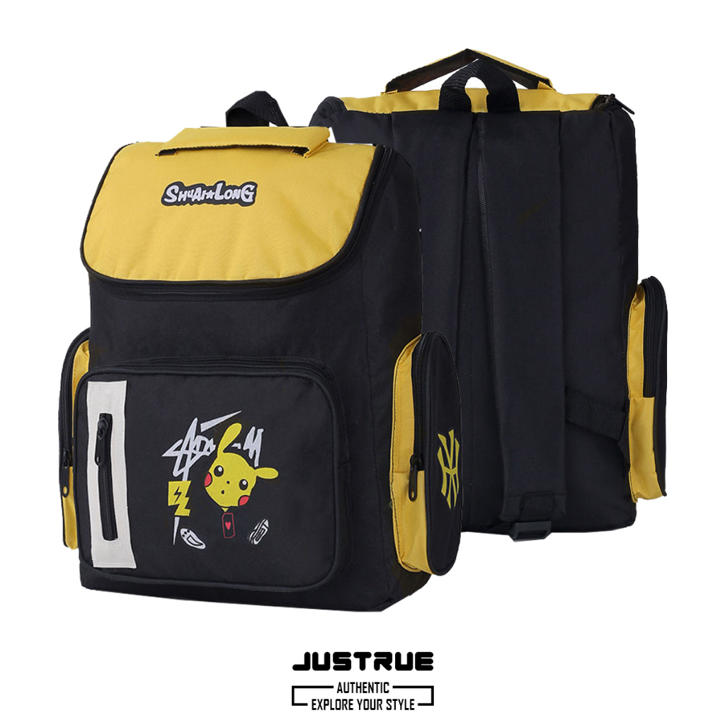 Tas Backpack Anak Sekolah TK SD PAUD MI Pikacu 101