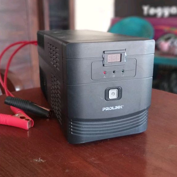 Ups prolink PRO1200SV 1200VA / 600 watt modif baterai external