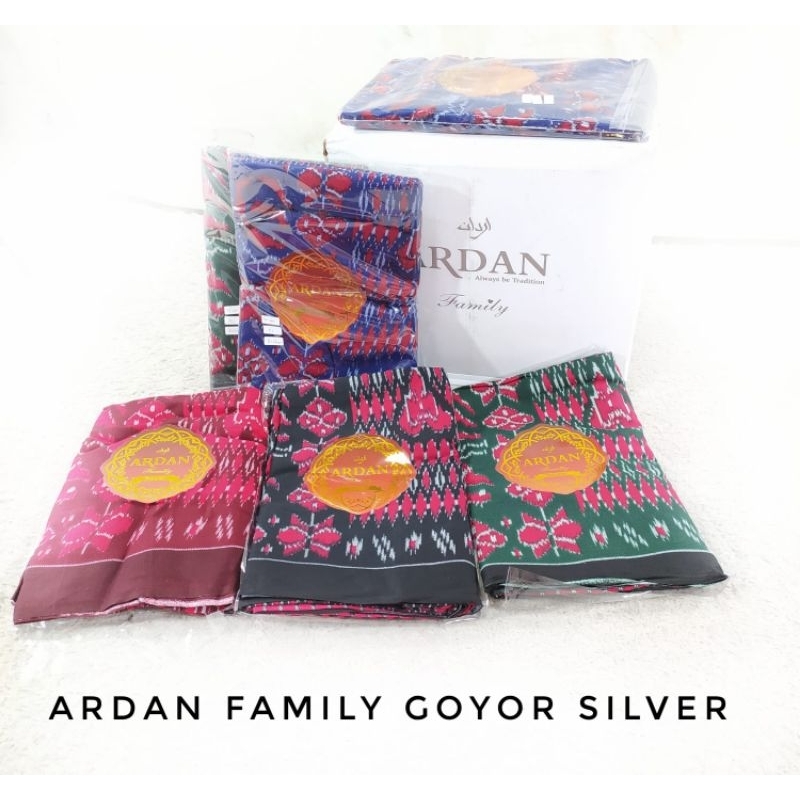 Sarung Ardan Family Silver Goyor Mix Ecer Grosir