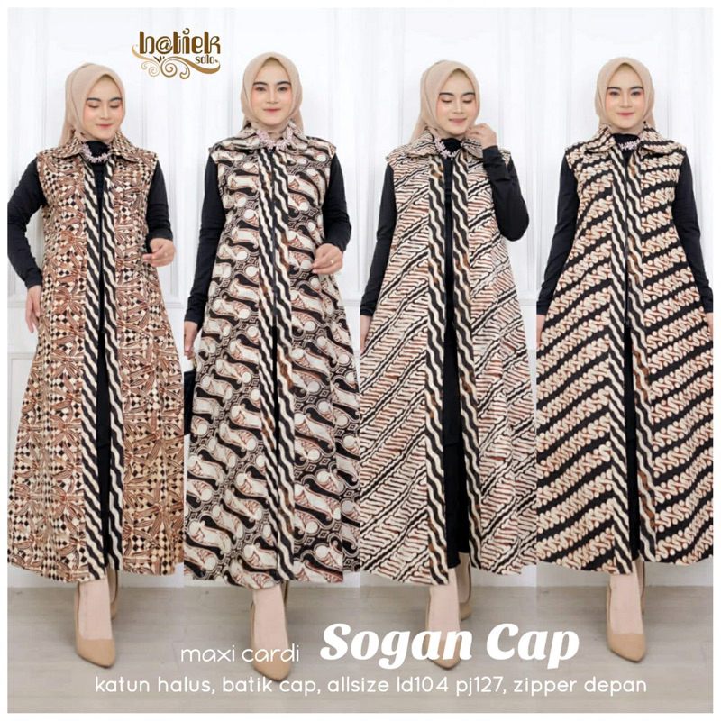 MAXY CARDI SOGAN CAP OUTER BATIK SOGAN OUTER MAXY BATIK SOGAN