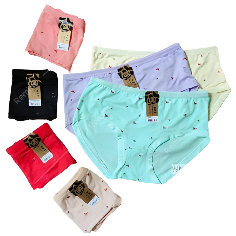 Celana Dalam Wanita/CD Wanita Motif Bahan Spandex Bamboo Polyblend - HYT 5078