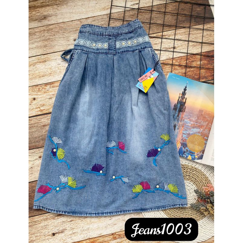 ROK PANJANG JEANS/ ROK PANJANG ANAK PEREMPUAN