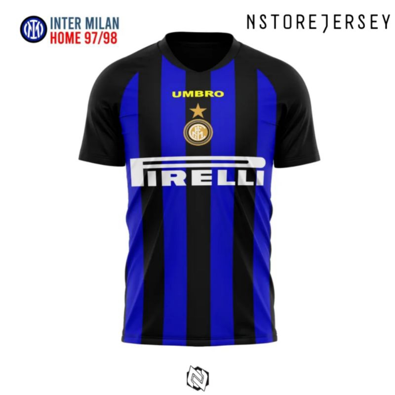 JERSEY INTER MILAN KIT RETRO HOME AWAY 1997-1998