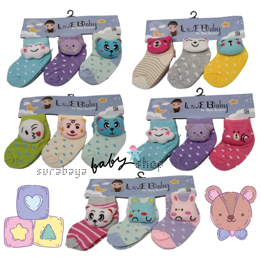 KAOS KAKI BONEKA ISI 3 LUSIANA E 385600